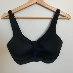 Champion high impact black sports bra size 34DD